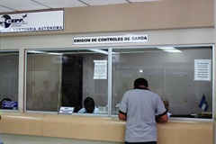 Ventanilla de emisión de controles de carga